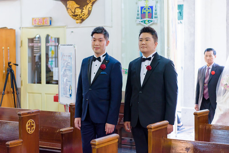 [高雄婚攝] Alan＆Nana  婚禮紀錄｜玫瑰聖母教座｜寒軒國際大飯店
