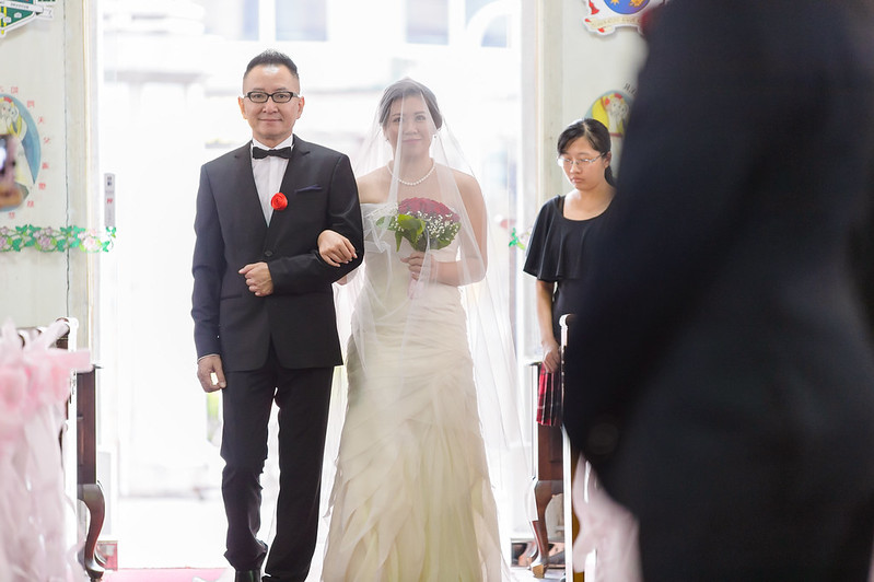 [高雄婚攝] Alan＆Nana  婚禮紀錄｜玫瑰聖母教座｜寒軒國際大飯店