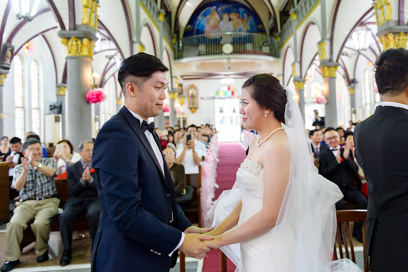 [高雄婚攝] Alan＆Nana  婚禮紀錄｜玫瑰聖母教座｜寒軒國際大飯店