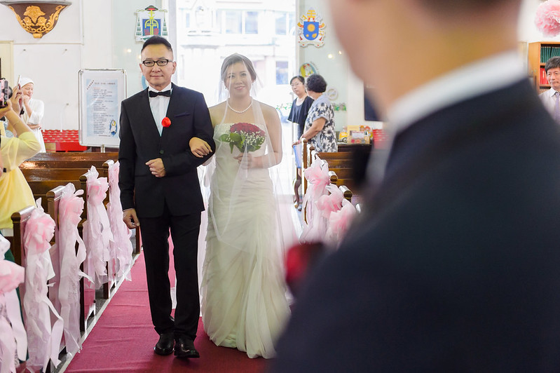 [高雄婚攝] Alan＆Nana  婚禮紀錄｜玫瑰聖母教座｜寒軒國際大飯店