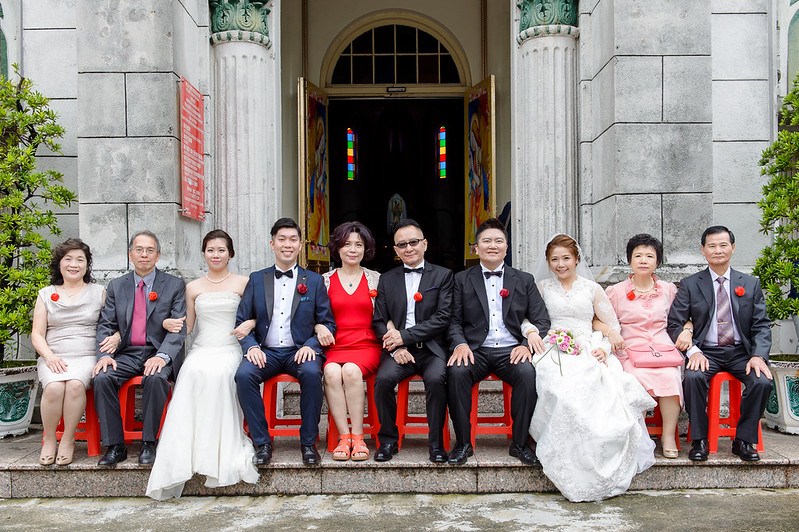 [高雄婚攝] Alan＆Nana  婚禮紀錄｜玫瑰聖母教座｜寒軒國際大飯店