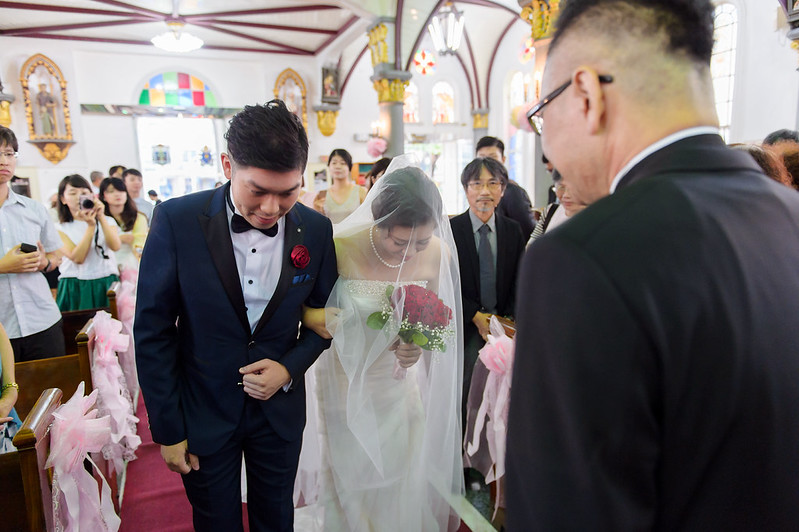[高雄婚攝] Alan＆Nana  婚禮紀錄｜玫瑰聖母教座｜寒軒國際大飯店