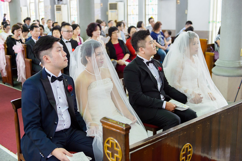 [高雄婚攝] Alan＆Nana  婚禮紀錄｜玫瑰聖母教座｜寒軒國際大飯店