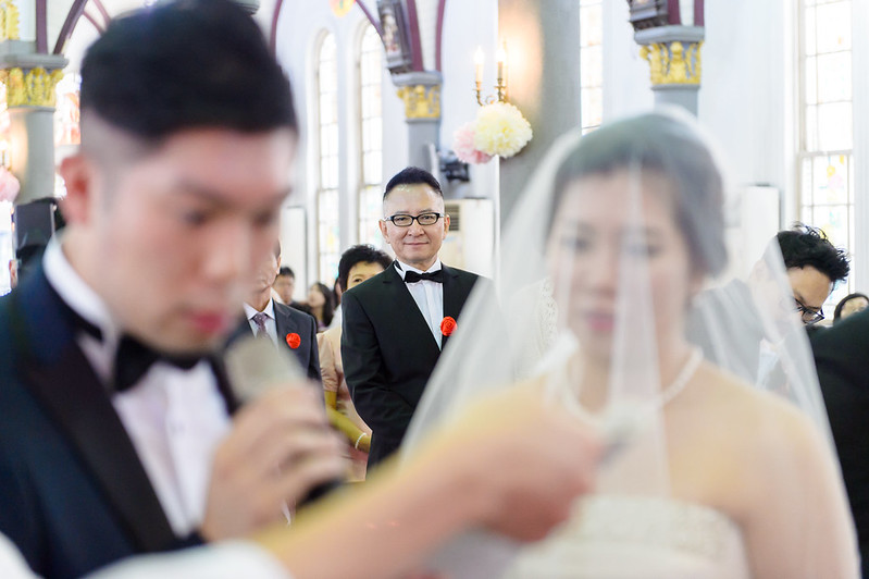 [高雄婚攝] Alan＆Nana  婚禮紀錄｜玫瑰聖母教座｜寒軒國際大飯店