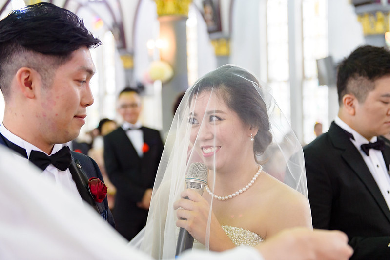 [高雄婚攝] Alan＆Nana  婚禮紀錄｜玫瑰聖母教座｜寒軒國際大飯店