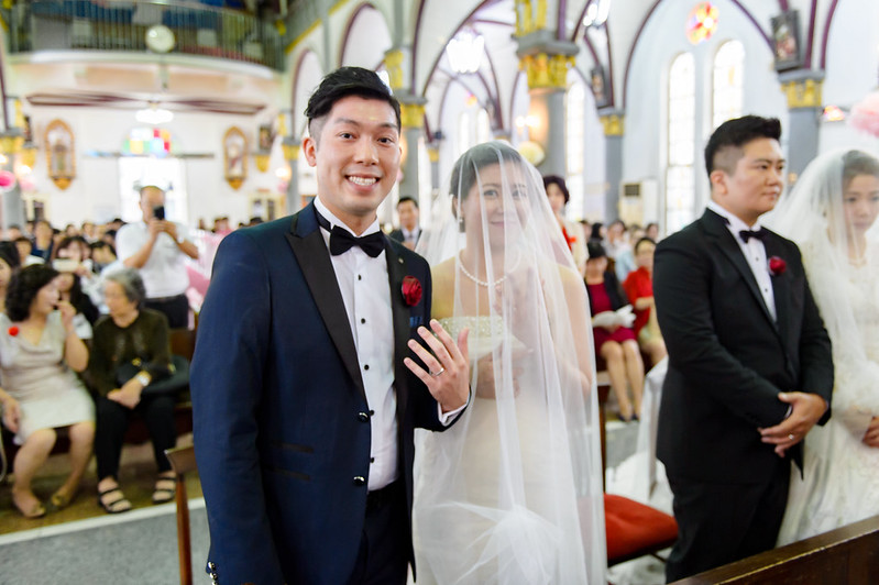 [高雄婚攝] Alan＆Nana  婚禮紀錄｜玫瑰聖母教座｜寒軒國際大飯店