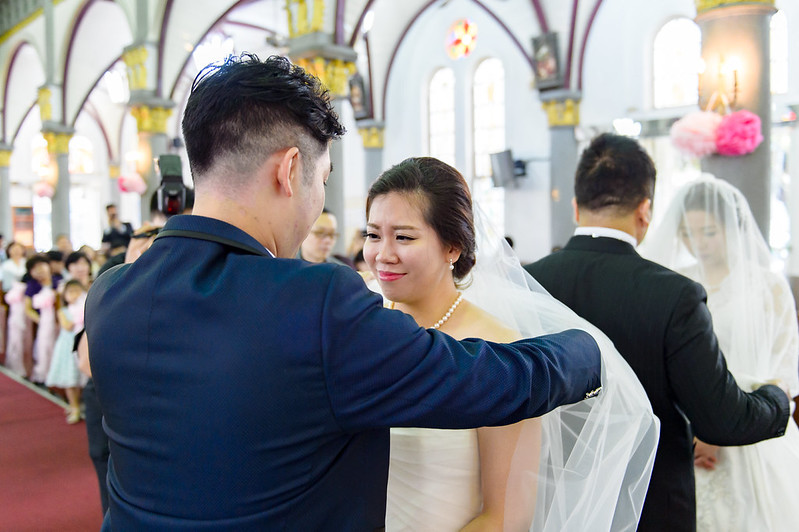 [高雄婚攝] Alan＆Nana  婚禮紀錄｜玫瑰聖母教座｜寒軒國際大飯店