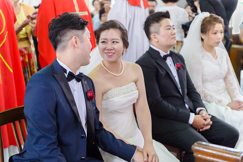 [高雄婚攝] Alan＆Nana  婚禮紀錄｜玫瑰聖母教座｜寒軒國際大飯店