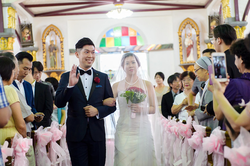 [高雄婚攝] Alan＆Nana  婚禮紀錄｜玫瑰聖母教座｜寒軒國際大飯店