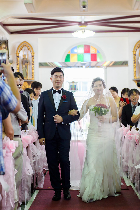 [高雄婚攝] Alan＆Nana  婚禮紀錄｜玫瑰聖母教座｜寒軒國際大飯店