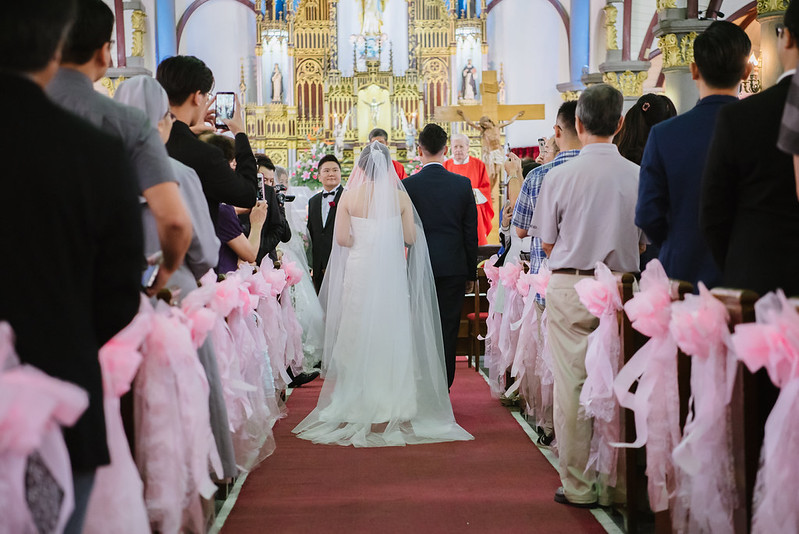 [高雄婚攝] Alan＆Nana  婚禮紀錄｜玫瑰聖母教座｜寒軒國際大飯店
