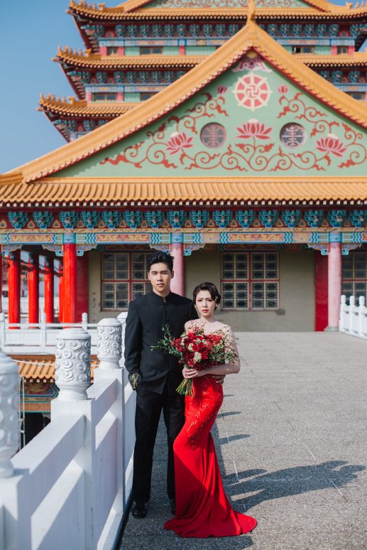 [自助婚紗] 家立＆家伶｜鹿耳門聖母廟｜白鷺灣｜老塘湖藝術村