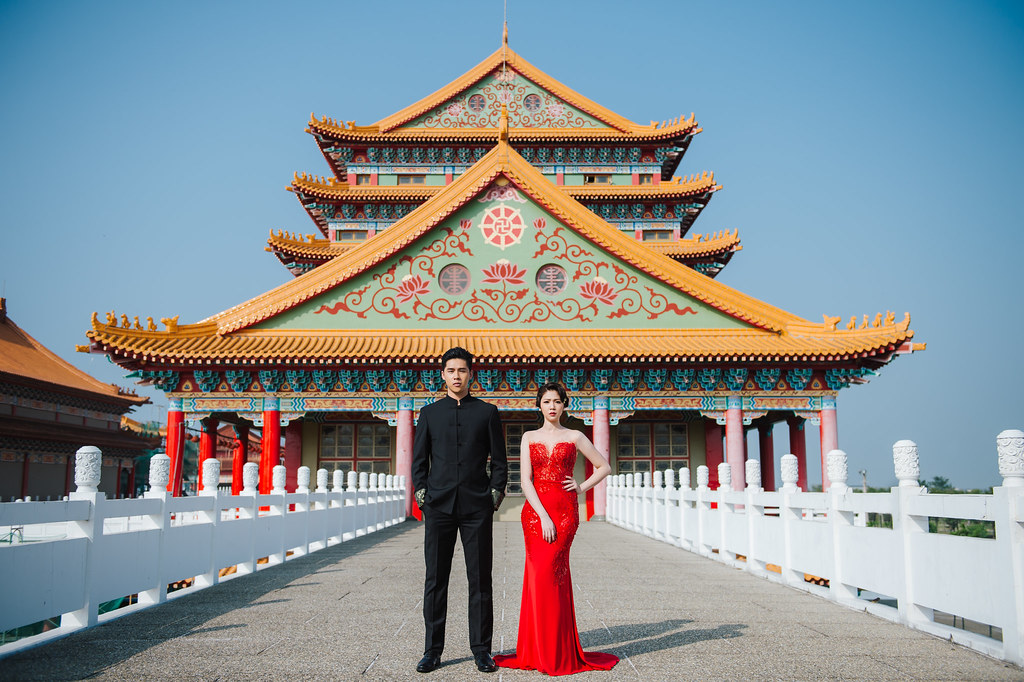 [自助婚紗] 家立＆家伶｜鹿耳門聖母廟｜白鷺灣｜老塘湖藝術村