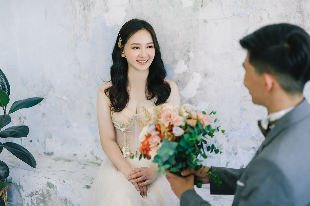 [自助婚紗] 奎元＆哲甄｜三文攝影棚｜漁光島｜奇美博物館