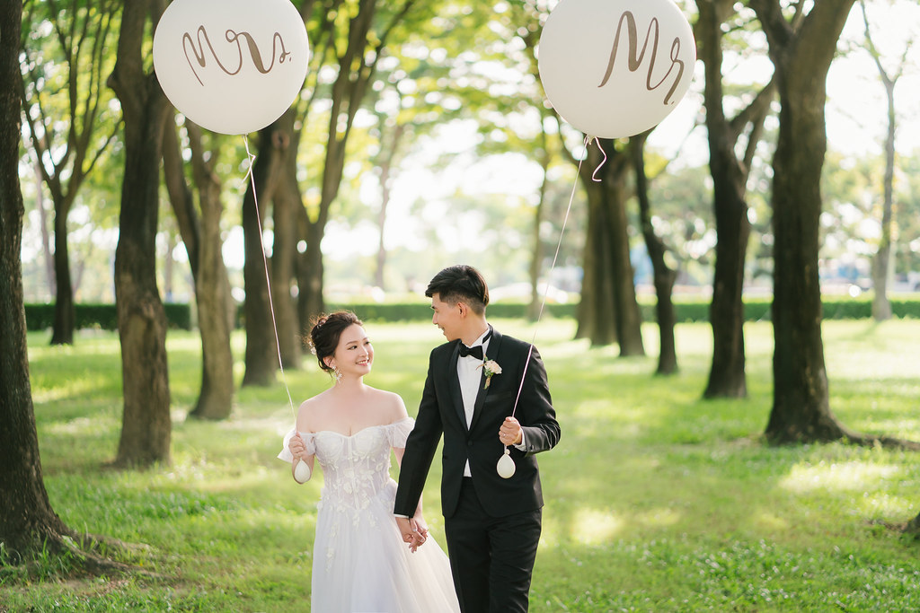 [自助婚紗] 奎元＆哲甄｜三文攝影棚｜漁光島｜奇美博物館