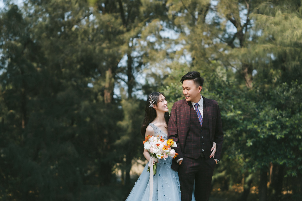 [自助婚紗] LI＆XU｜旗津｜木木空間｜都會公園
